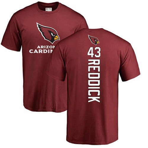 Arizona Cardinals Men Maroon Haason Reddick Backer NFL Football #43 T Shirt->arizona cardinals->NFL Jersey